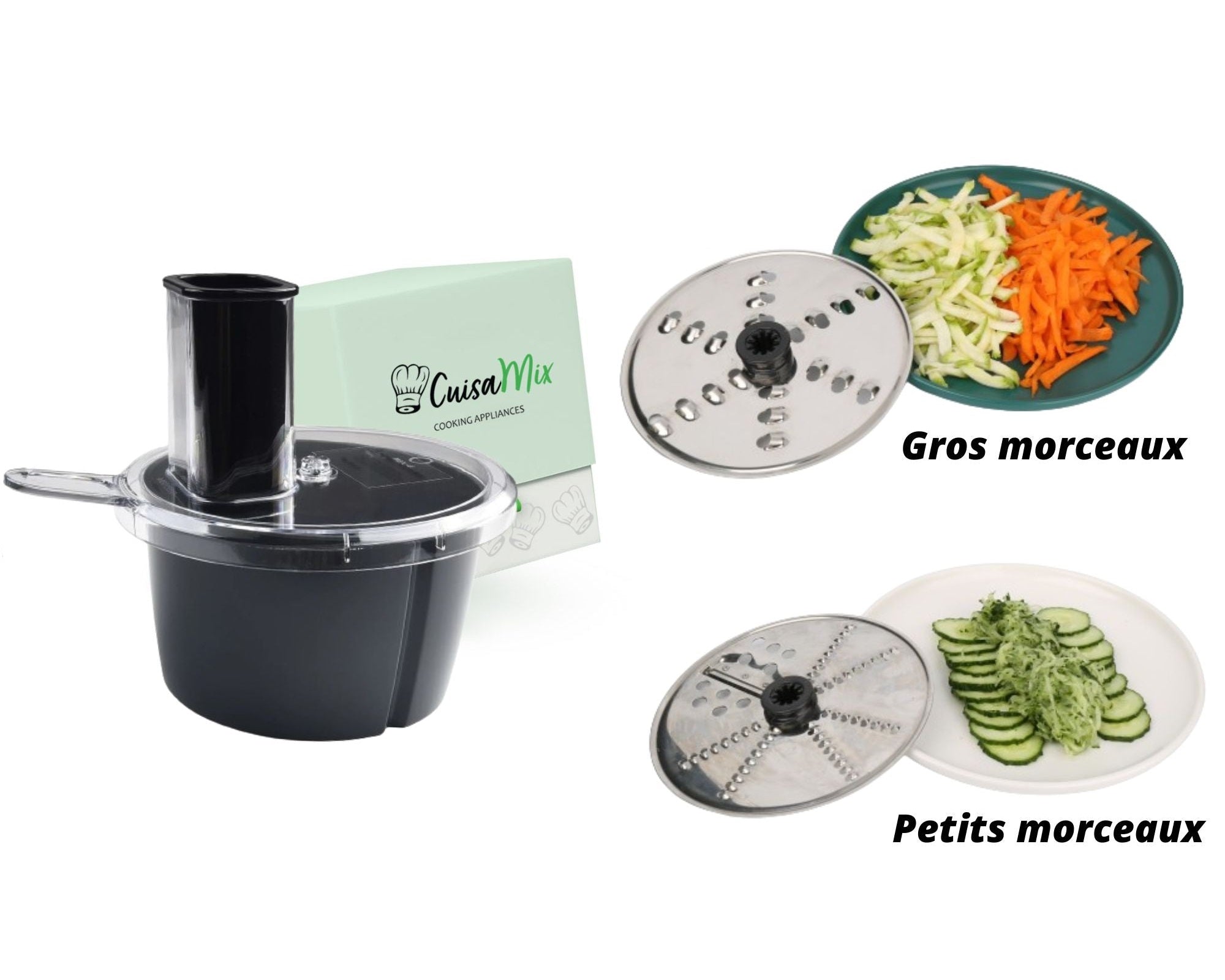 Coupix - Coupe Légumes pour Thermomix (+1 Accessoire OFFERT)