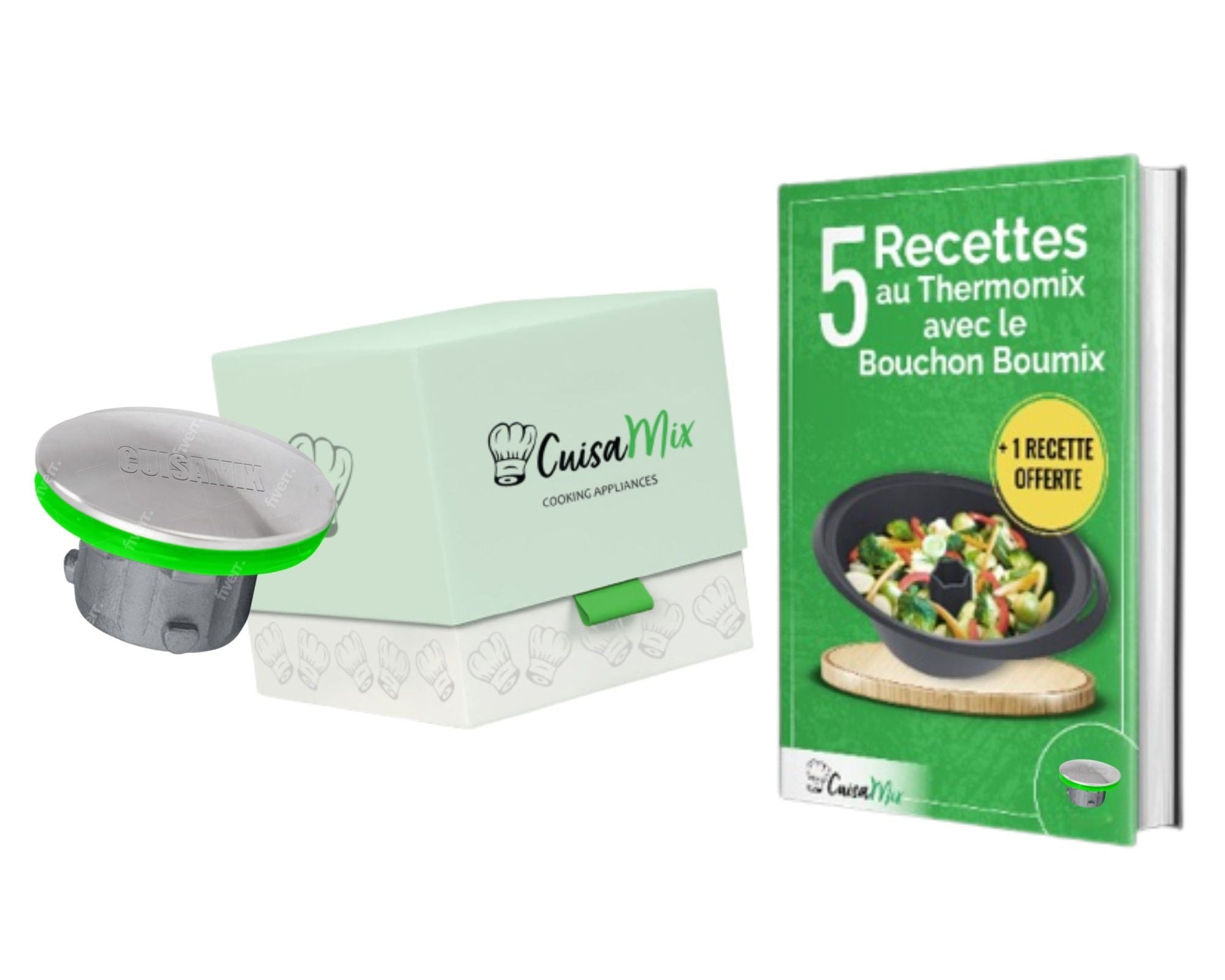 Boumix - Bouchon Compatible avec Thermomix (+ 1 eBook)