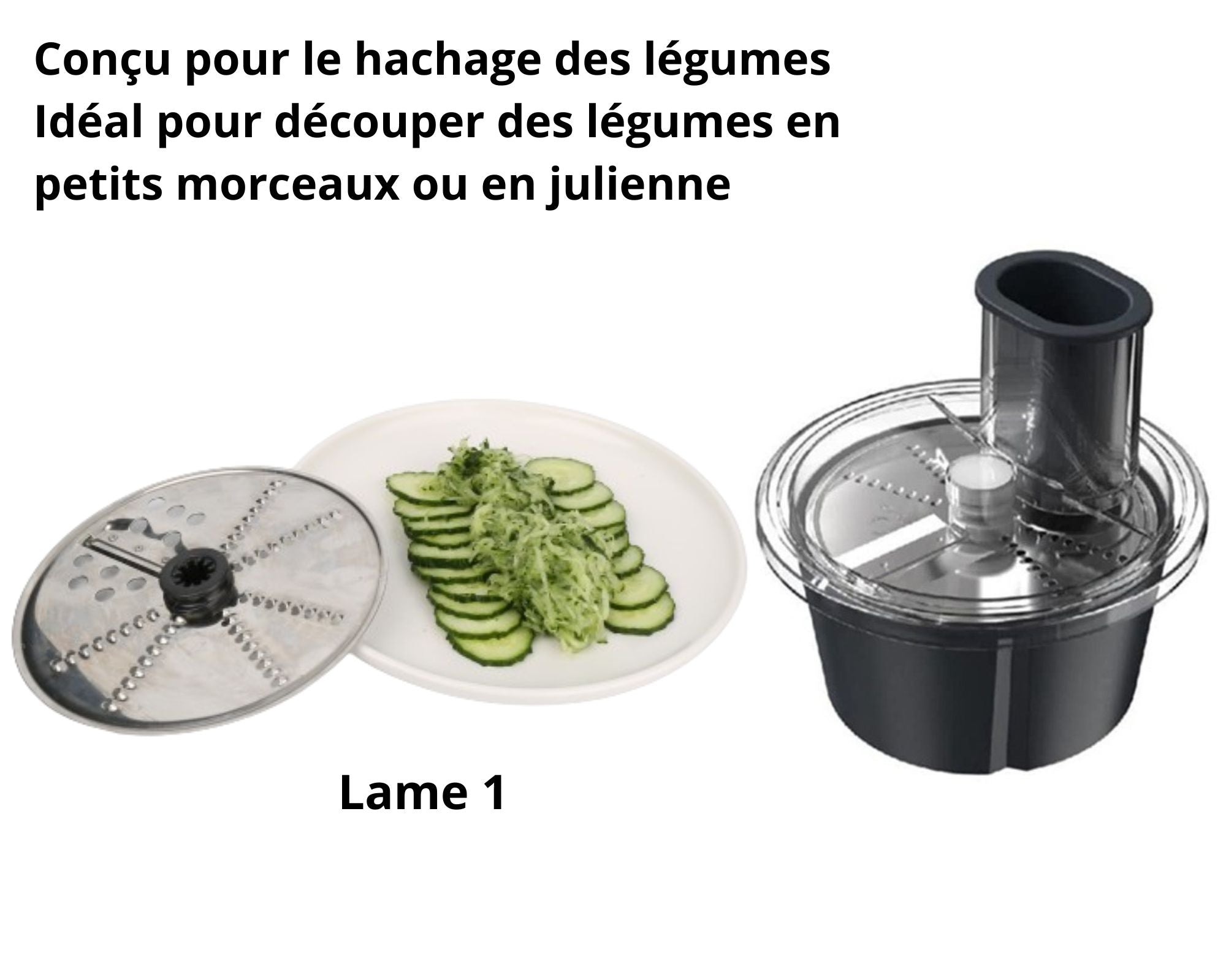 Coupix - Coupe Légumes pour Thermomix (+1 Accessoire OFFERT)