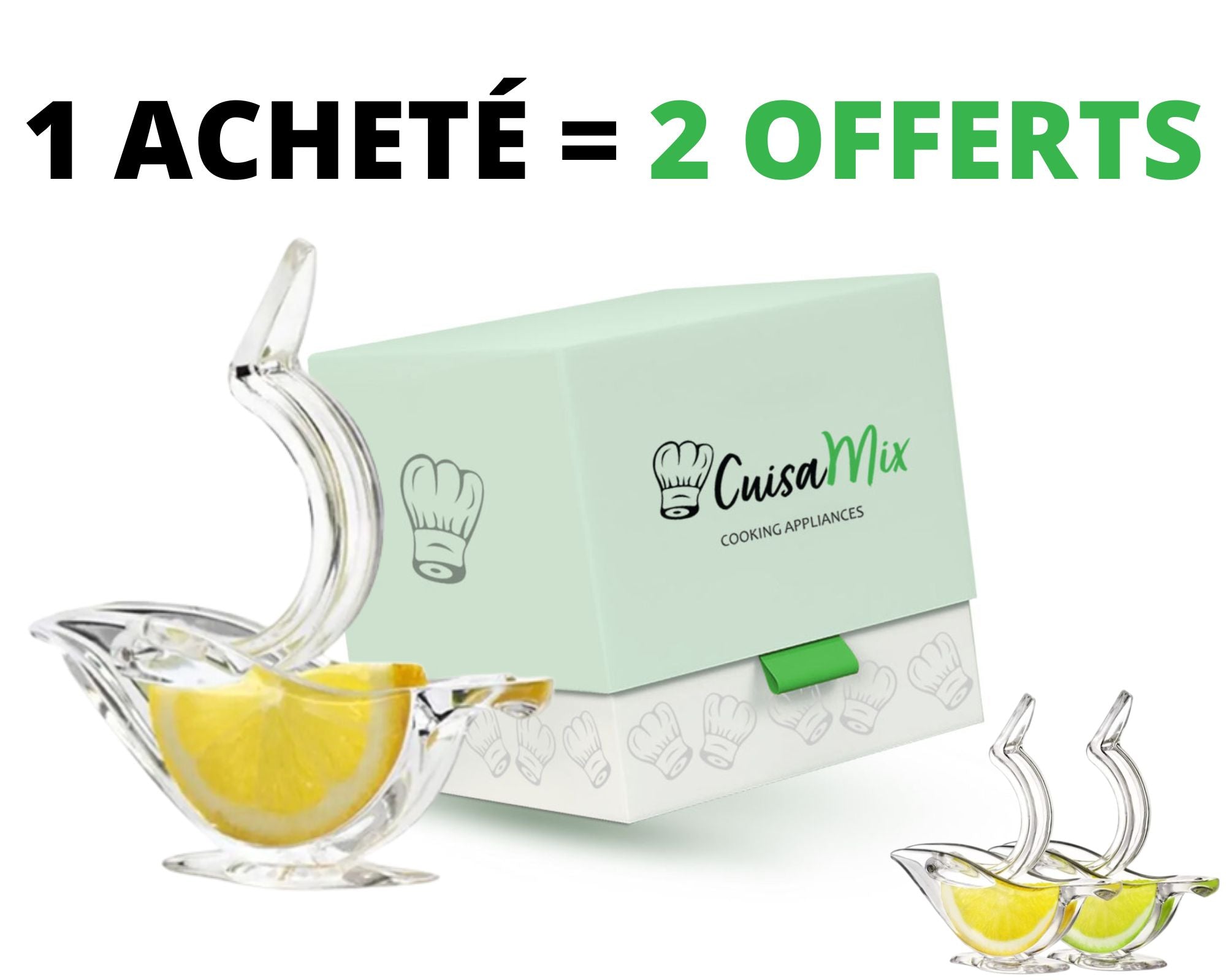 Citronix - Presse-Citron en Forme d'Oiseau (+ 2 OFFERTS)