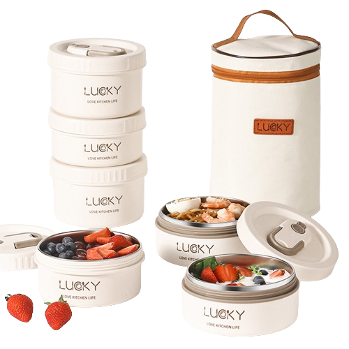 Lunch box thermique portable avec sa housse isotherme