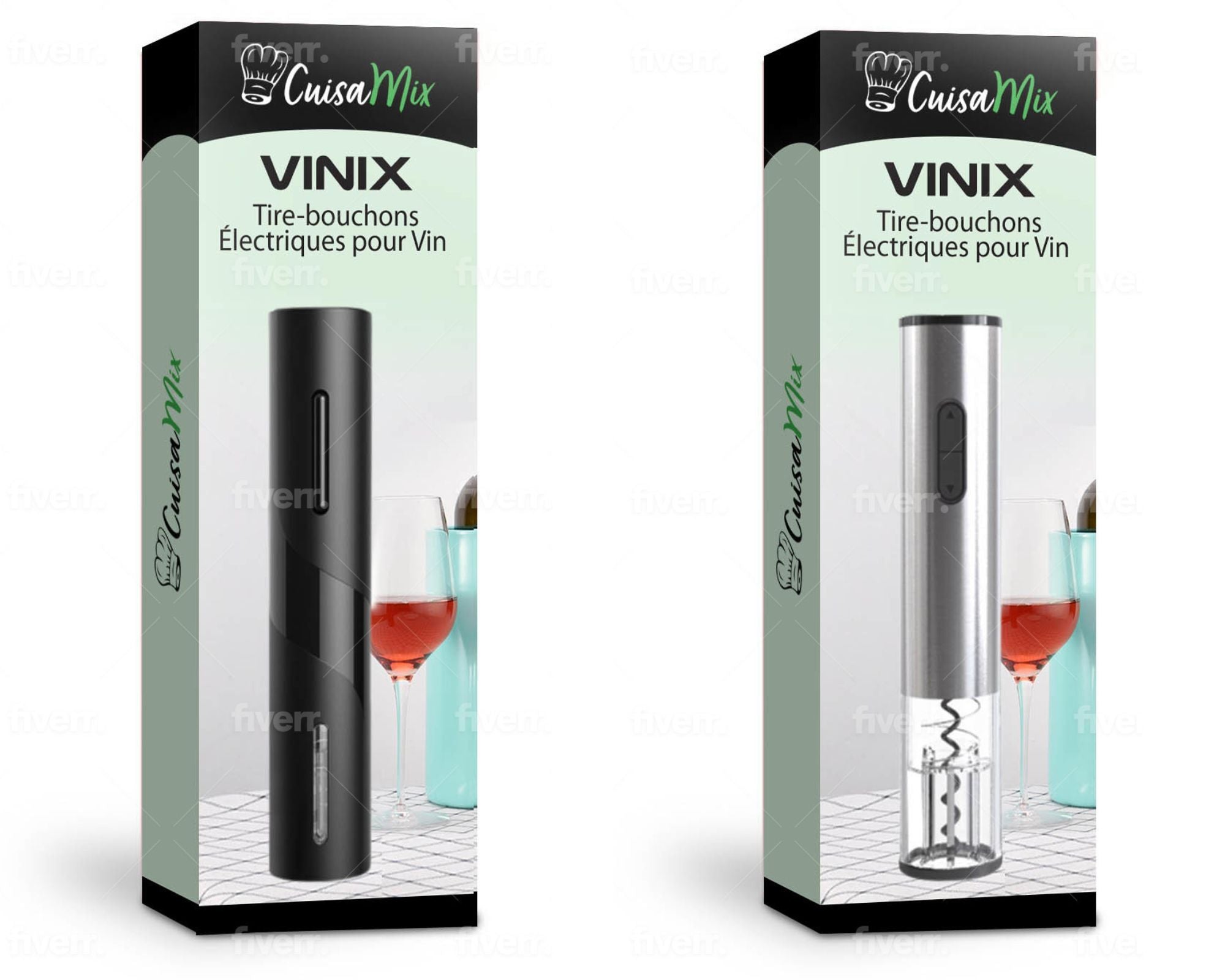 Vinix - Tire-bouchons Électriques pour Vin (+4 Accessoires OFFERTS)