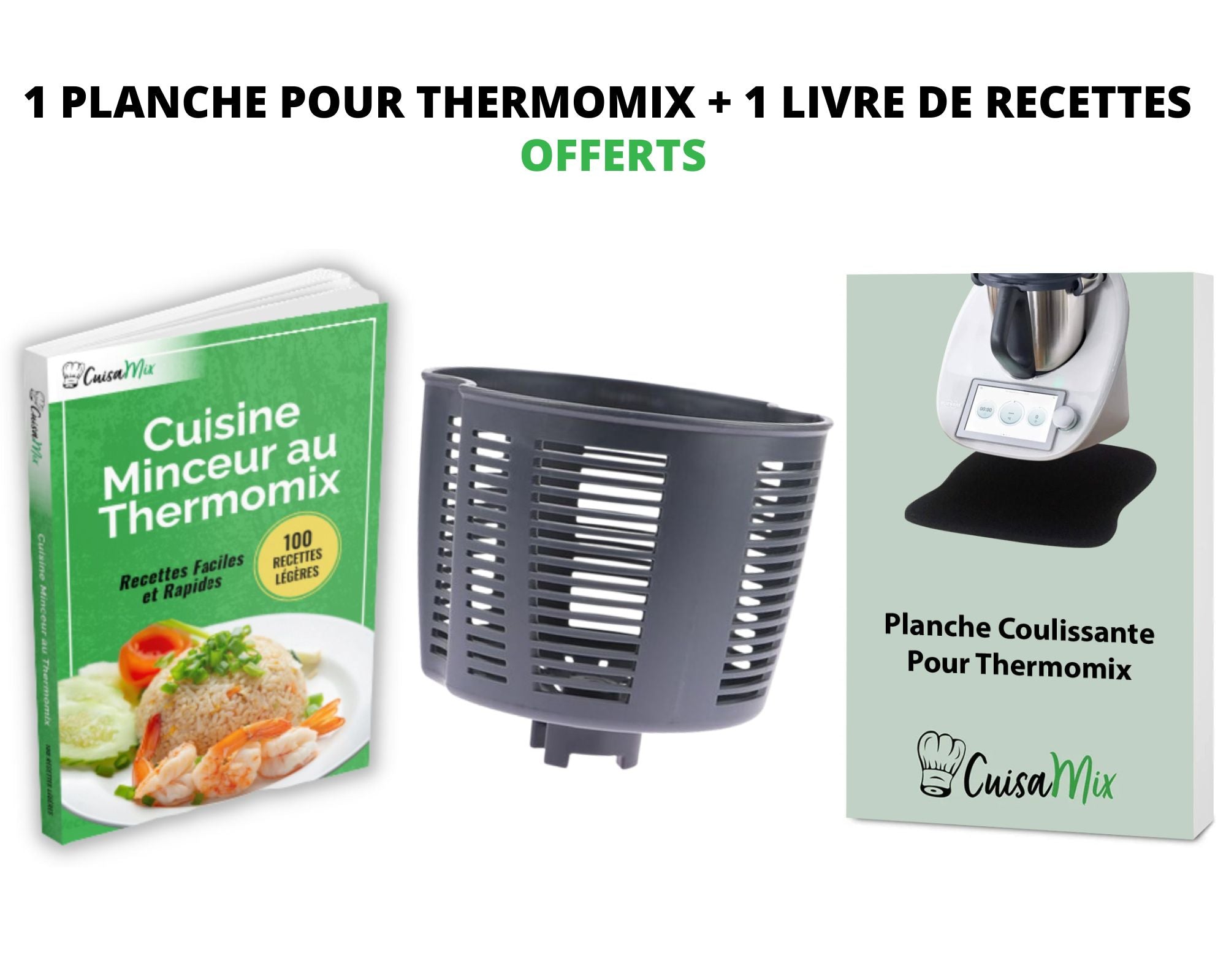 Essorix - Essoreuse à Salade pour Thermomix (+ 1 Accessoire OFFERT)