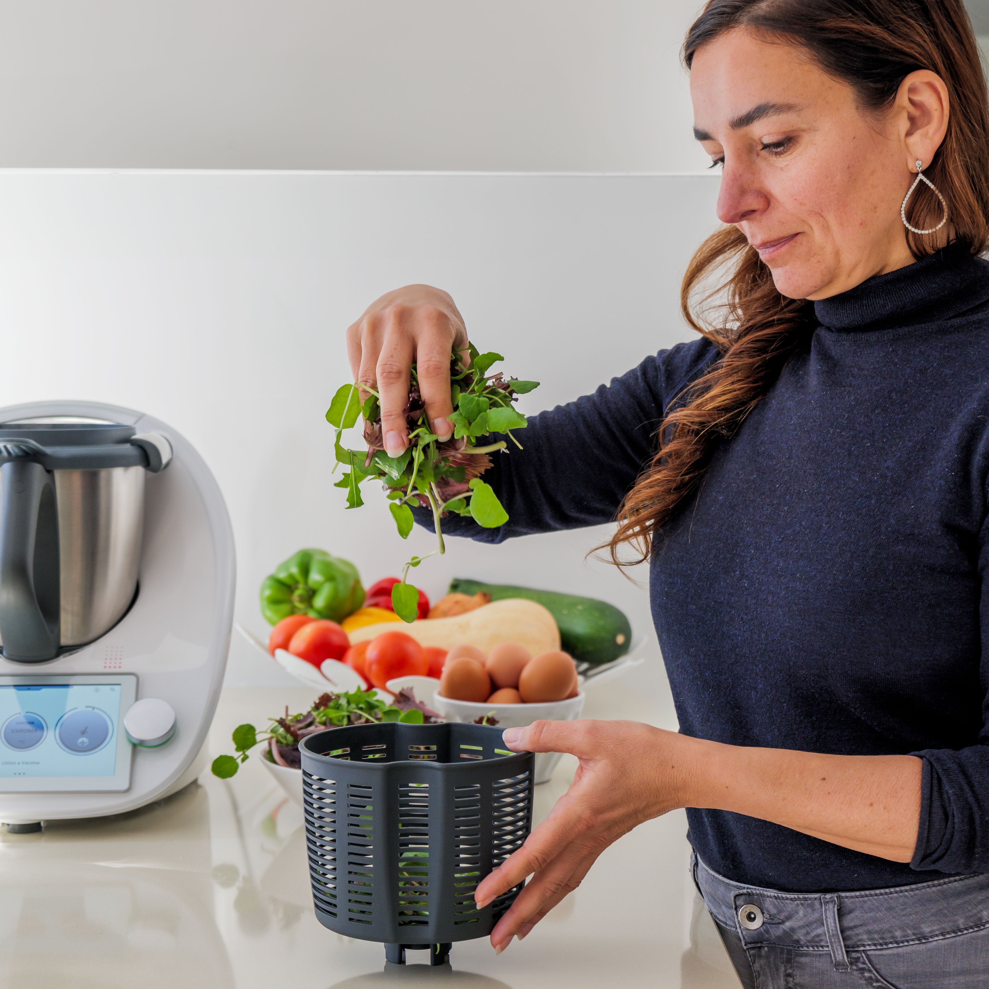 Essorix - Essoreuse à Salade pour Thermomix (+ 1 Accessoire OFFERT)