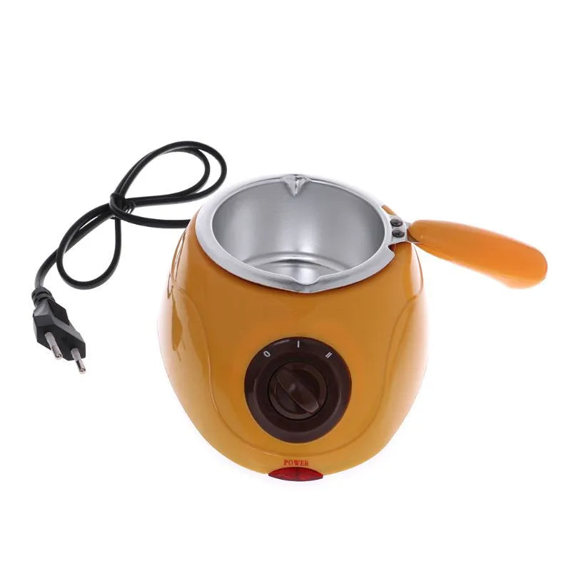 Appareil à Fondue Électrique Orange pour Chocolat