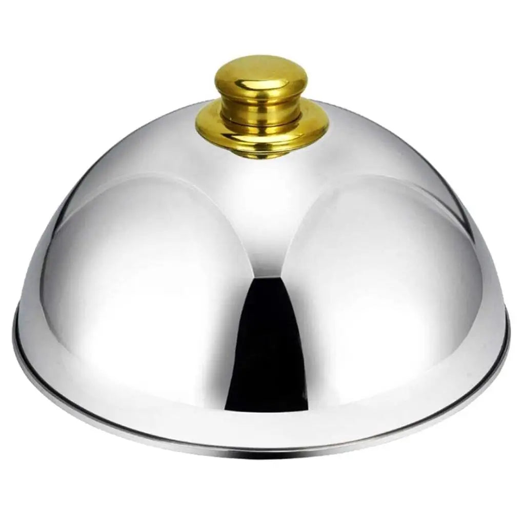 Cloche Alimentaire au Style Luxueux sur fond blanc