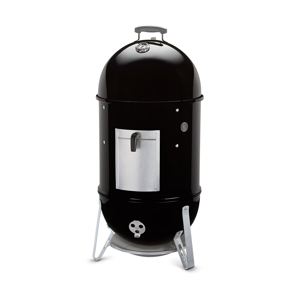 Fumoir Saumon Style Barbecue Noir en Aluminium