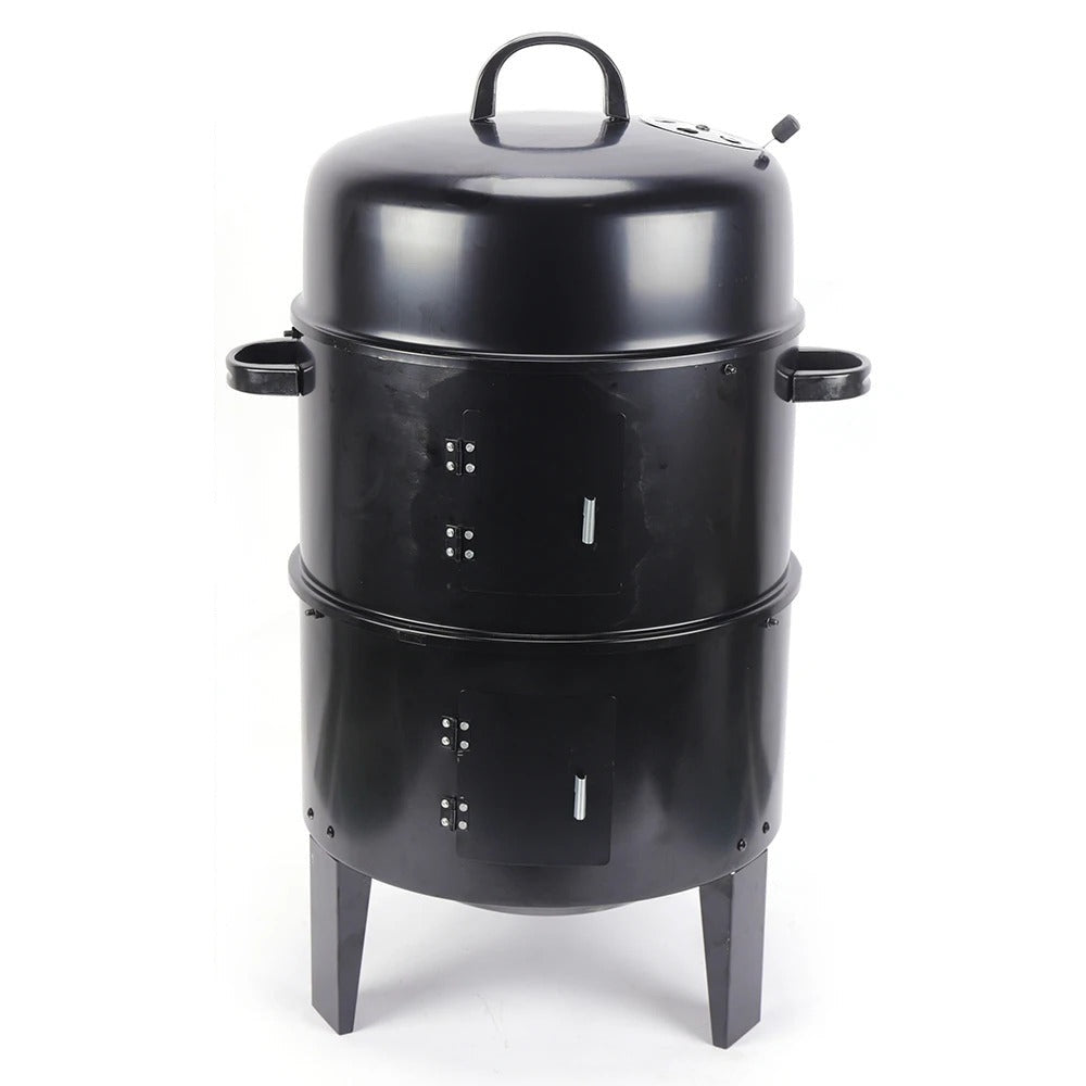 Fumoir a Viande Style Barbecue Noir Multifonction