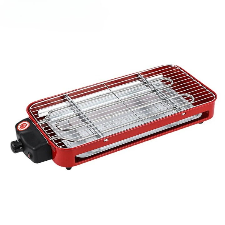 Grill Electrique Rouge Design et Multifonctionnel