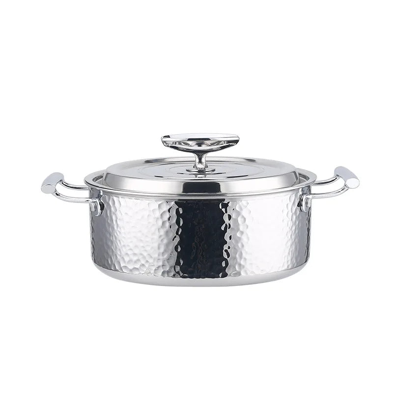 Marmite Inox Ergonomique et Robuste sur fond blanc