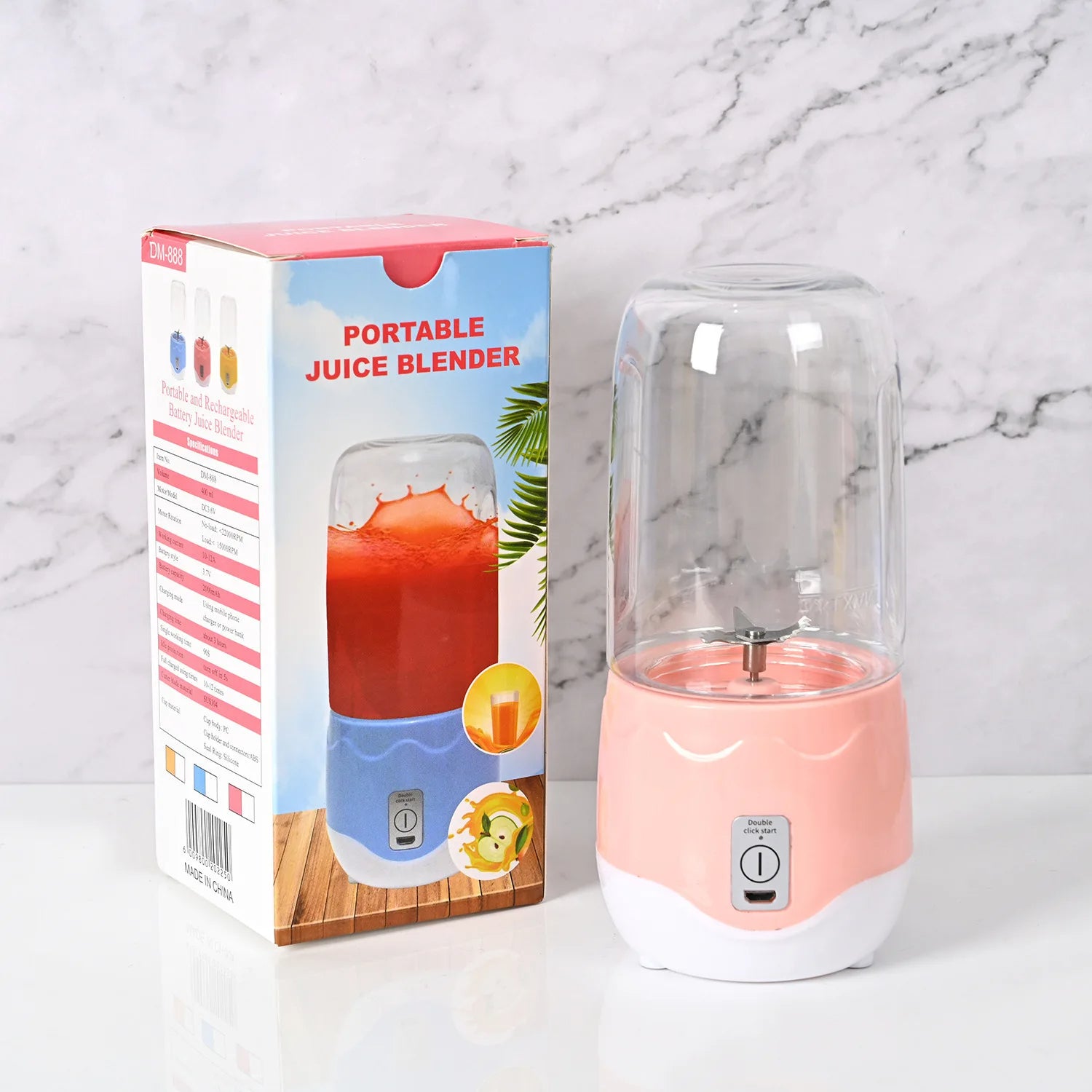 Mixeur Blender Rose Design et Petit Format