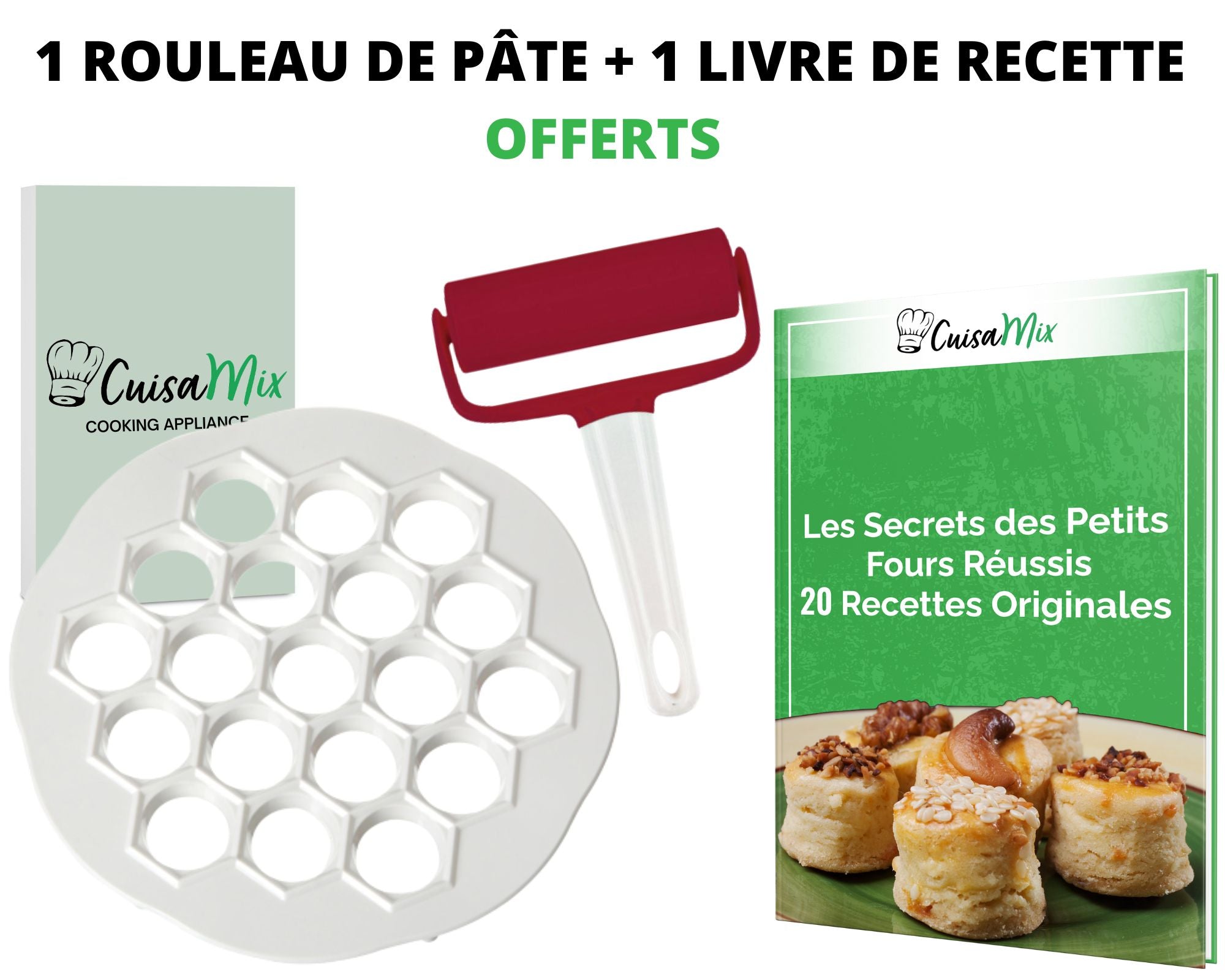 Ravix - Kit de Petits Fours (+ 1 Rouleau de Pâte OFFERT)