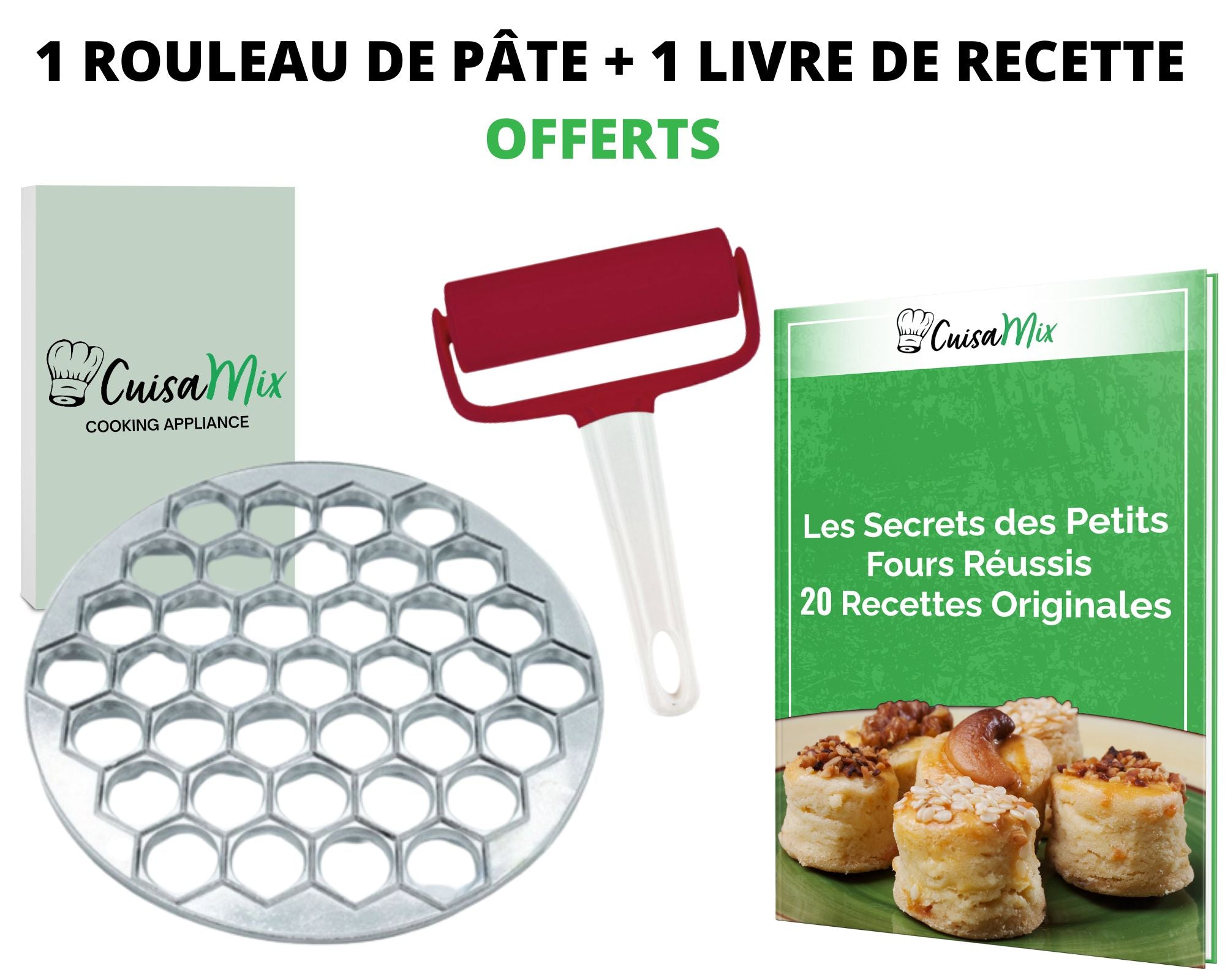 Ravix - Kit de Petits Fours (+ 1 Rouleau de Pâte OFFERT)